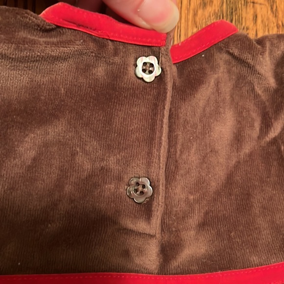 Like new Gap brown velour dress with matching bloomers - Picture 14 of 15